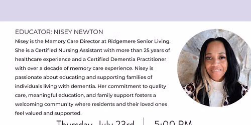 Education Series: Understanding Dementia