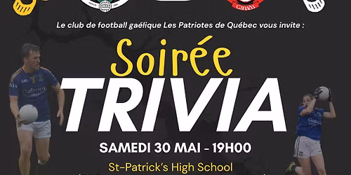 Soir\u00e9e Trivia (Quiz) de financement