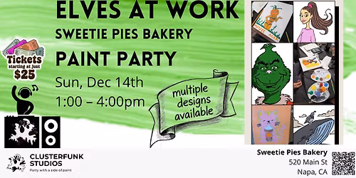 Elves At Work -- Paint Party