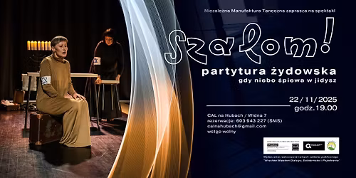 SZALOM! partytura \u017cydowska. Gdy niebo \u015bpiewa w jidysz - na Hubach