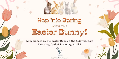 Winter Park Village Easter Bunny & Sidewalk Sale
