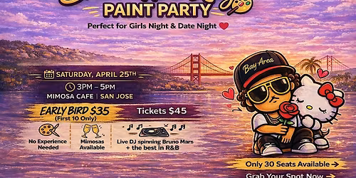 Bruno x Hello Kitty Paint Party