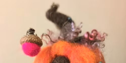 Needle Felted Magical Hedgehog Hideaway