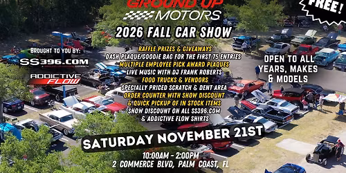 Ground Up Motors 2026 Fall Car Show