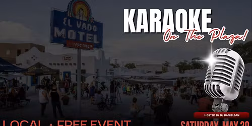 Karaoke on the El Vado Plaza