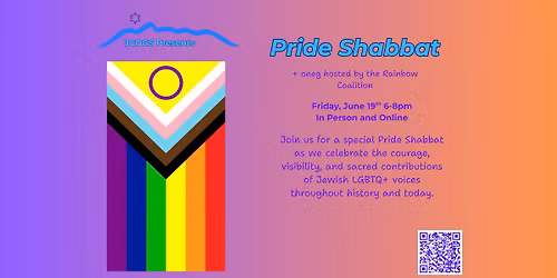 Pride Shabbat + Oneg hosted by the Rainbow Coalition