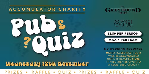NOVEMBERS CHARITY QUIZ