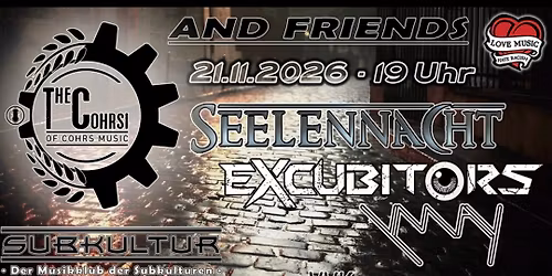 The Cohrsi & Friends mit Seelennacht, Excubitors, The Cohrsi und Ymay