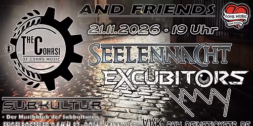 The Cohrsi & Friends mit Seelennacht, Excubitors, The Cohrsi und Ymay