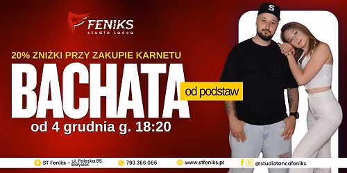 \ud83d\udca5BACHATA\ud83d\udca5 od podstaw\ud83c\udd95 20% zni\u017cki