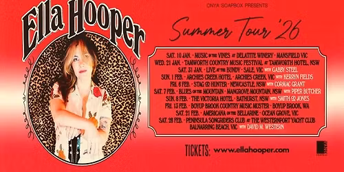 Ella Hooper - Summer Tour \u2018 26