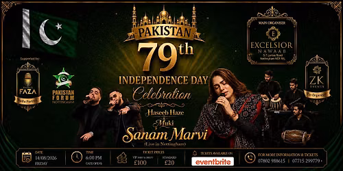 Pakistan Independence Day with Saman Marvi, Haseeb Haze and Muki