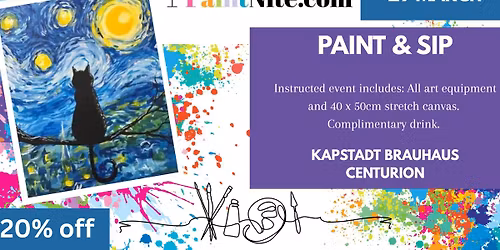 Paint Nite with Sarah - Kapstadt Brauhaus Family Event