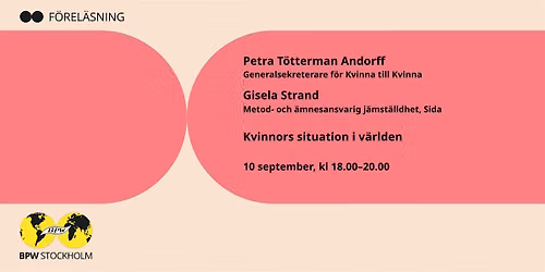 Kvinnors situation i v\u00e4rlden och tillbakag\u00e5ngen av j\u00e4mst\u00e4lldhet