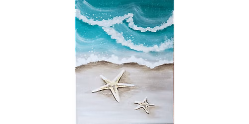 Beach Treasure: Starfish - Paint and Sip in Norfolk | Classpop!\u2122