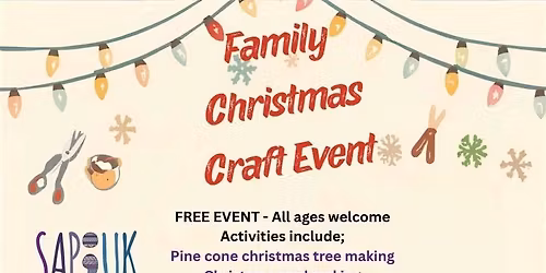 Family Christmas Craft Event
