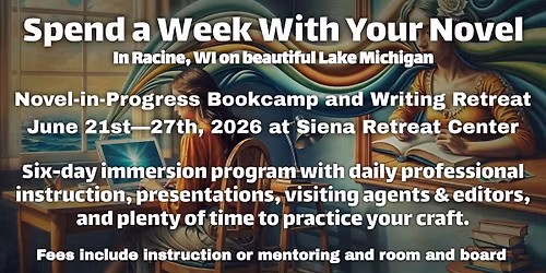 Novel-In-Progress Bookcamp & Writing Retreat