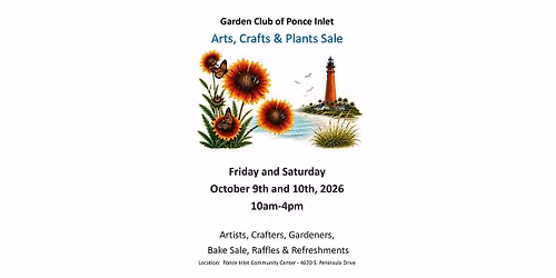 Garden Club of Ponce Inlet  \u2014 Arts, Crafts & Plants Sale