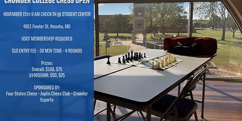 2025 Crowder Colletge Fall Open