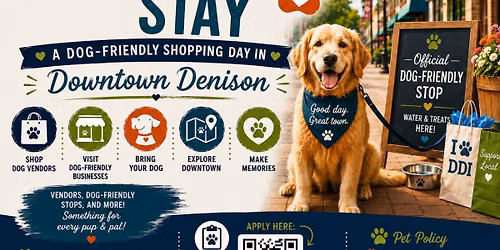 Shop, Sit & Stay | Downtown Denison