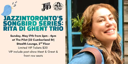 JazzInToronto's Songbird Series: Rita di Ghent Trio