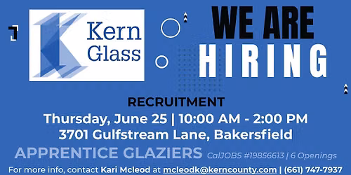 Kern Glass & Aluminum Co. Recruitment
