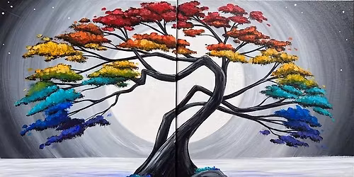 Paint and Sip: Prismatic Tree of Life (Date Night)