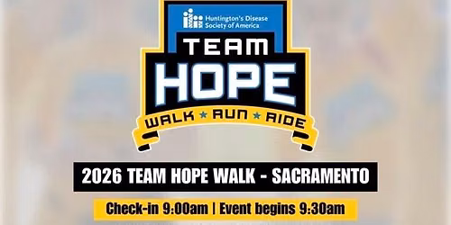2026 Team Hope Walk - Sacramento 