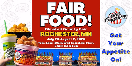 Rochester, MN - Fair Food at the Olmsted County Fair!