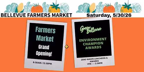 Environment Champion Luncheon at the close of Opening Day at the Farmers Market!