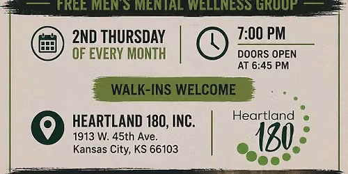 KCMTC Monthly Men\u2019s Mental Wellness Group