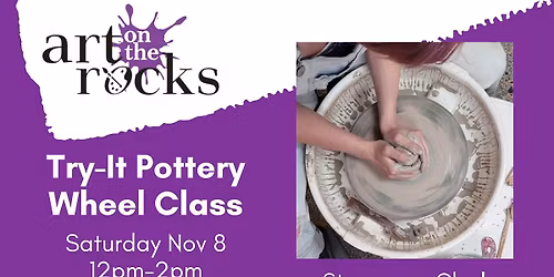 Try It \u2013 Pottery Wheel Class w\/ STONEWARE Clay