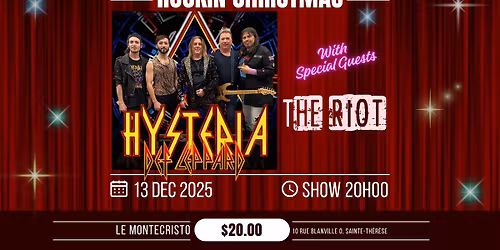 Hysteria MTL - Def Leppard Tribute and The Riot