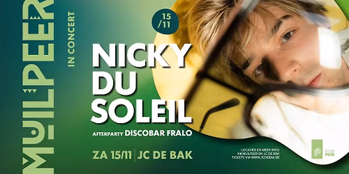 Muilpeer in concert: Nicky Du Soleil \u2600\ufe0f