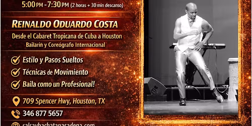 Workshop de Salsa para Hombres \u2013 Estilo Profesional con Reinaldo Costa