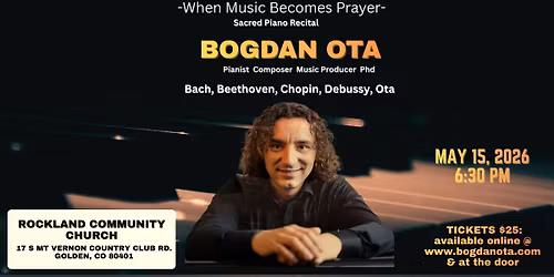 In His Presence- When Music Becomes Prayer- Bogdan Ota Piano Recital