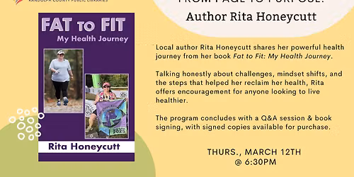 Page to Purpose: Author Rita Honeycutt