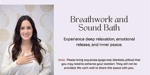Breathwork and Sound Bath