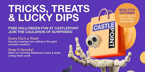 Tricks, Treats & Lucky Dips at Castlepoint