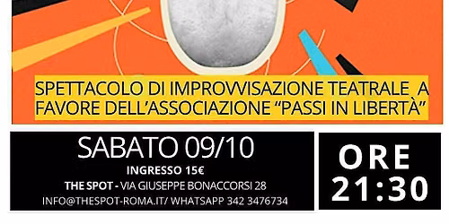 IMPROV SHOW a favore di Passi in Libert\u00e0