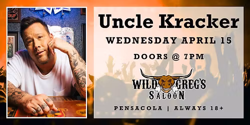 Uncle Kracker live in Pensacola (18+)