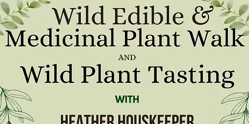 Wild Edible & Medicinal Plant Walk and Plant Tasting with Heather Housekeeper