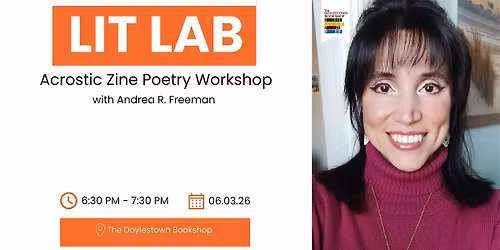 Lit Lab Writing Workshop: Acrostic Zine Poetry