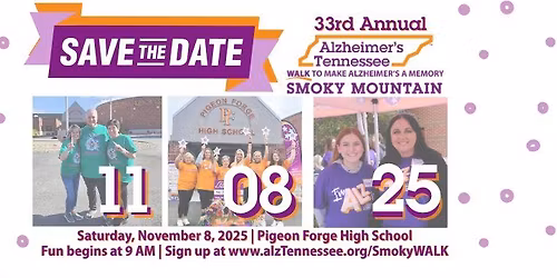 2025 Smoky Mountain Alzheimer's Tennessee WALK