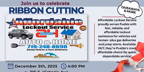 Affordable Lockout Service Ribbon Cutting