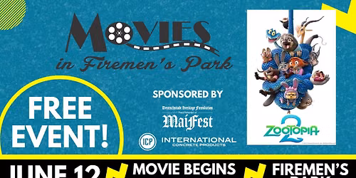 Movies in Firemen's Park - Zootopia 2