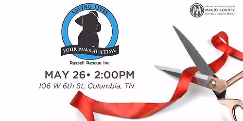 Ribbon Cutting for Russell Rescue Inc