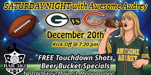 SATURDAY NIGHT FOOTBALL with Awesome Audrey