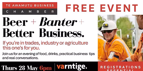 Beer + Banter + Better Business 