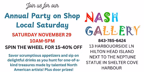 Annual Party on Shop Local Saturday